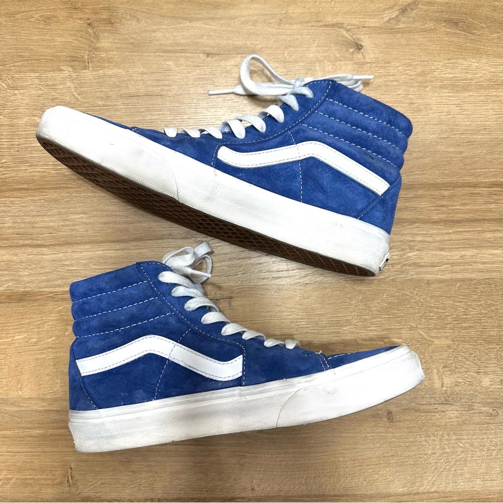 Vans HEIQ Eco Dry Sk8 Suede Hi Top Lace Up Sneaker Skater - Picture 7 of 13